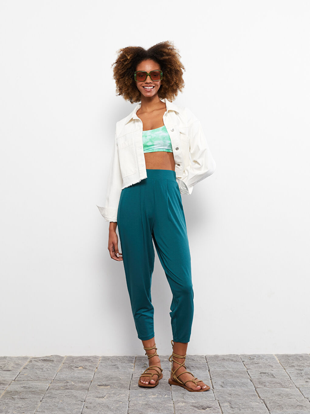 LCW Vision Women's Sweatpants with Elastic Waist -S2J147Z8-HRY