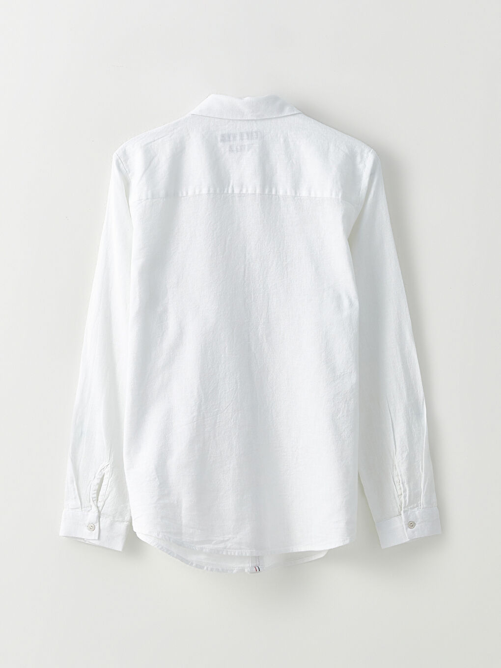 Chemise en Popeline à Boutons, Coupe Régulière, Manches Longues pour Femmes-6