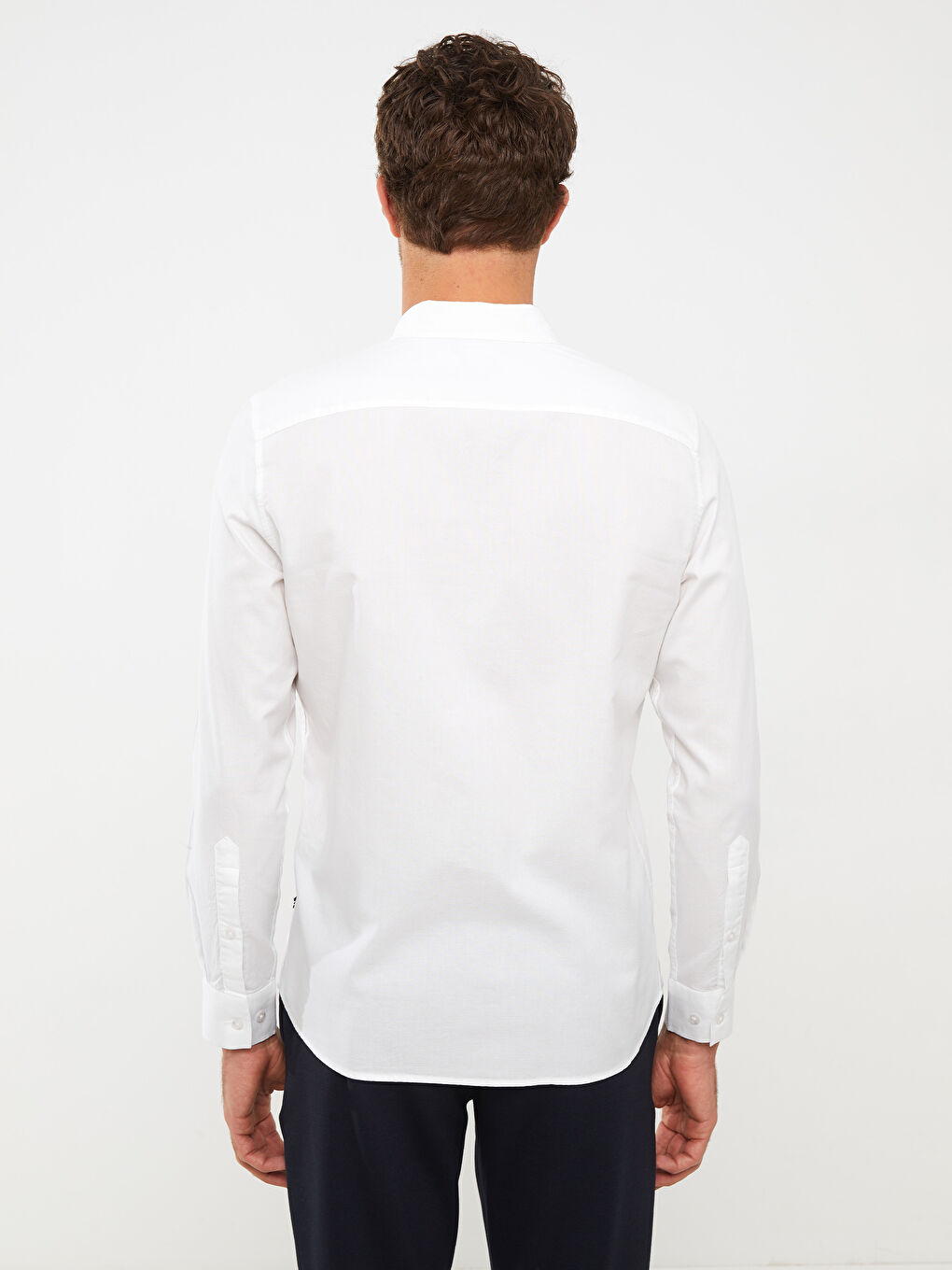 Chemise à Manches Longues Coupe Régulière pour Hommes-5