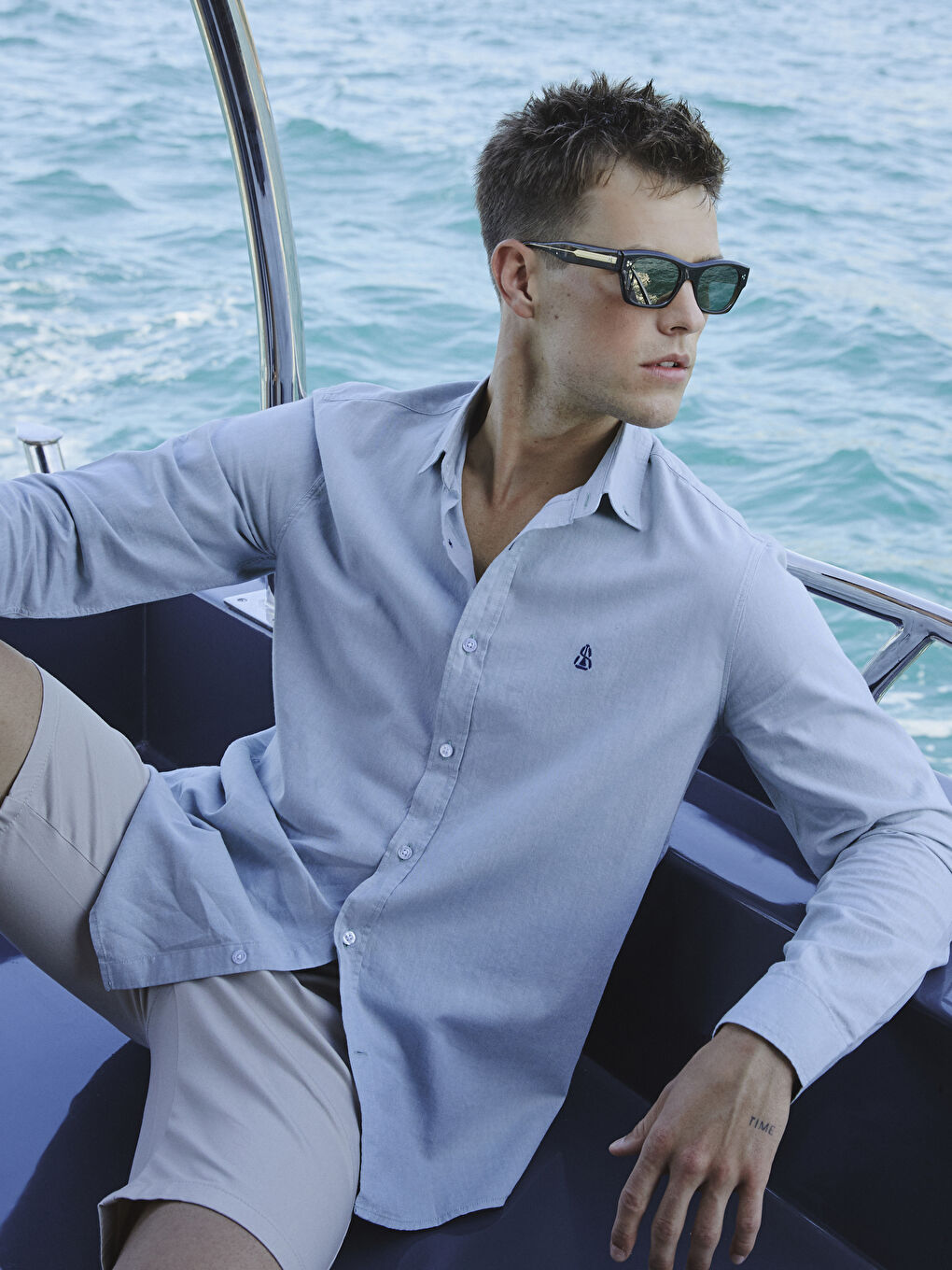 Mavi Regular Fit Uzun Kollu Erkek Gömlek