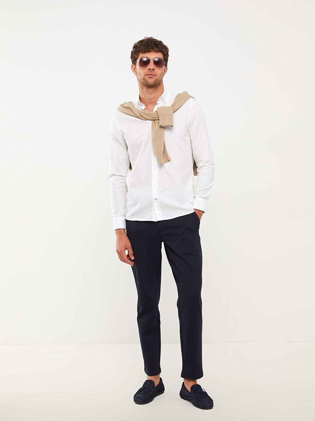 بنطلون رجالي بقصة عادية-1