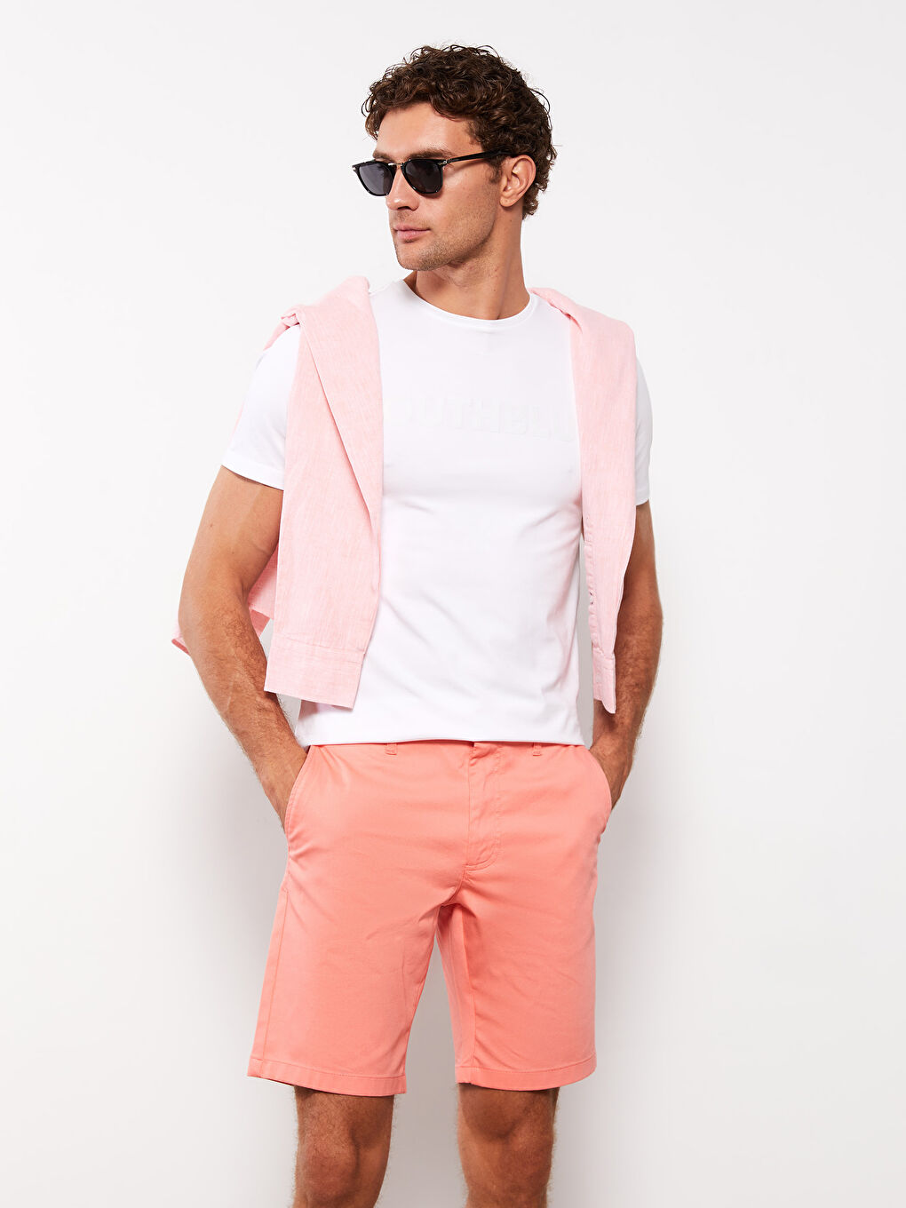 Mercan Standart Kalıp Erkek Şort-1