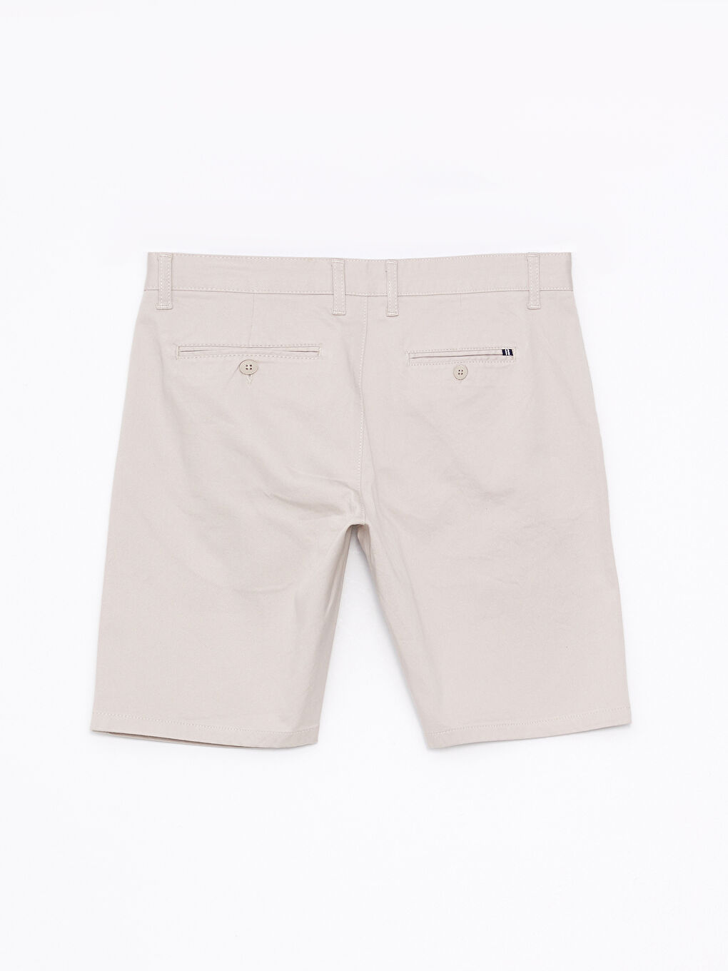 Bej Standart Kalıp Erkek Şort-6