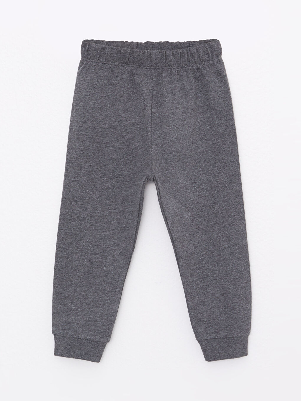 Beyaz Bisiklet Yaka Kısa Kollu Baskılı Erkek Bebek Tişört ve Pantolon 2'li Takım-3