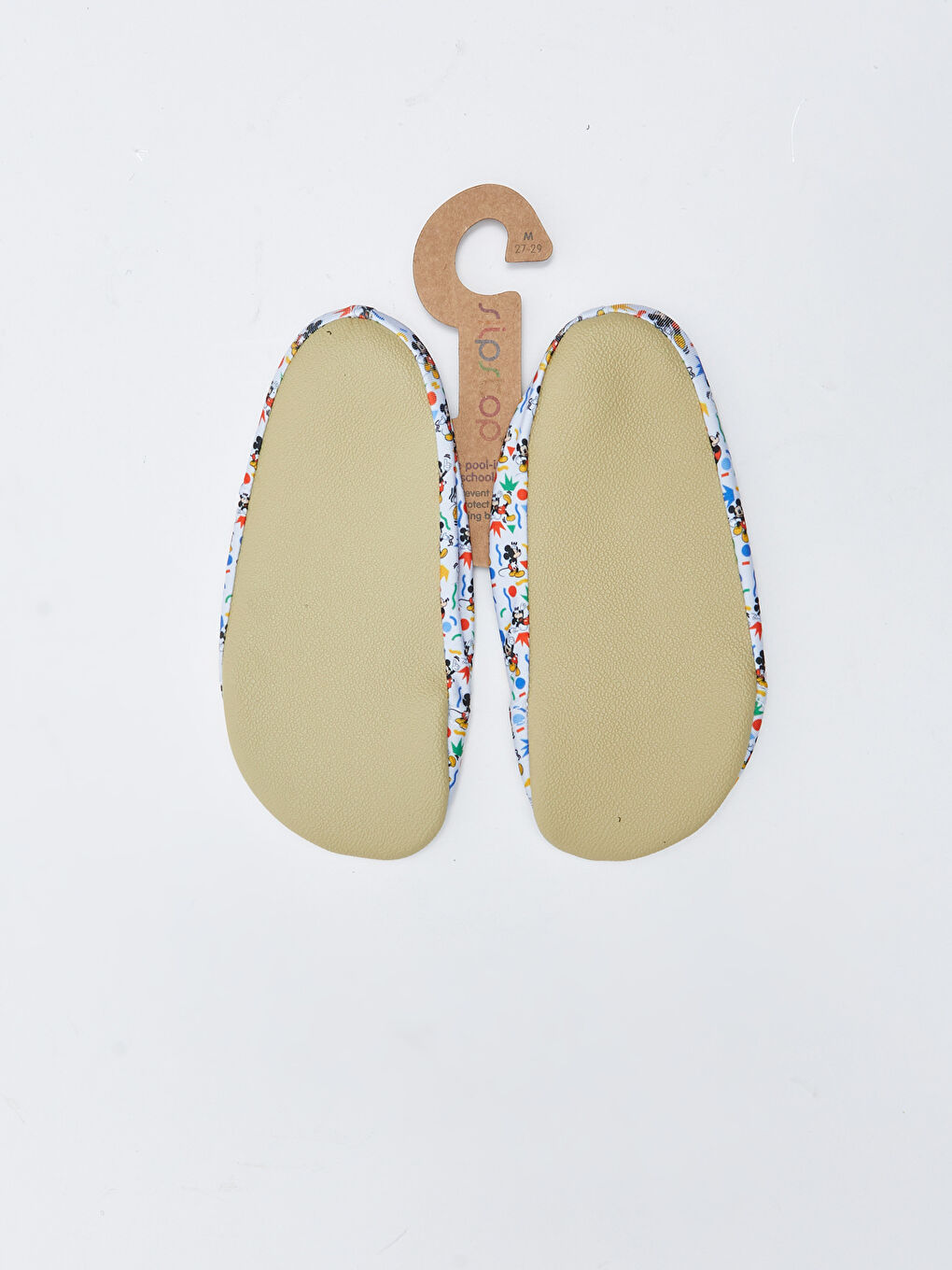 Gri Mickey Mouse Lisanslı Erkek Bebek Deniz Ayakkabısı-1