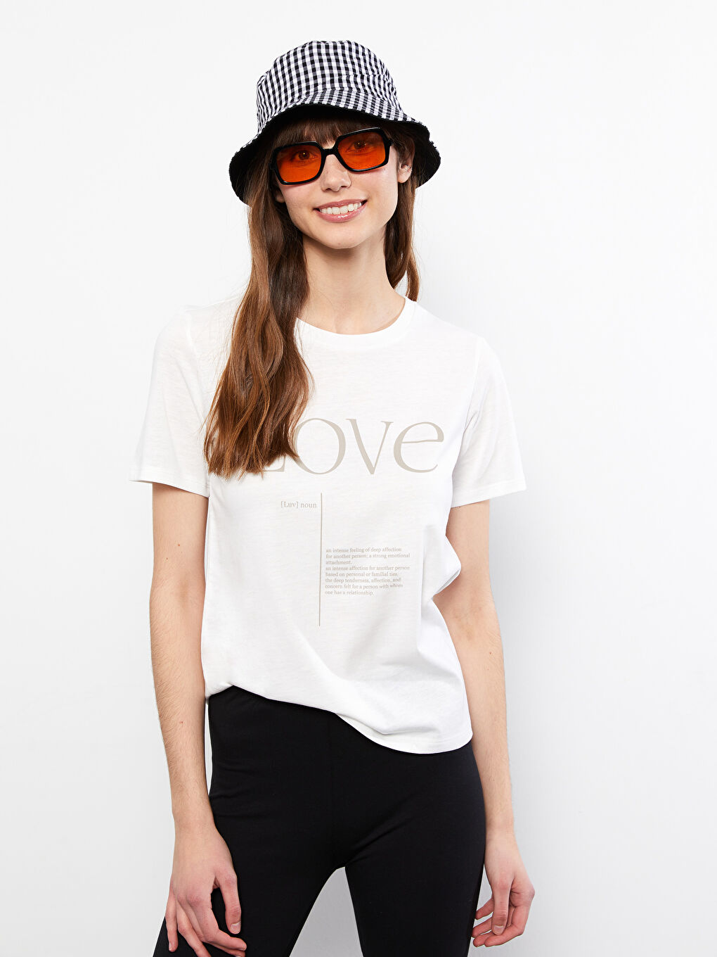 Crew Neck Printed Short Sleeve Women's T-Shirt