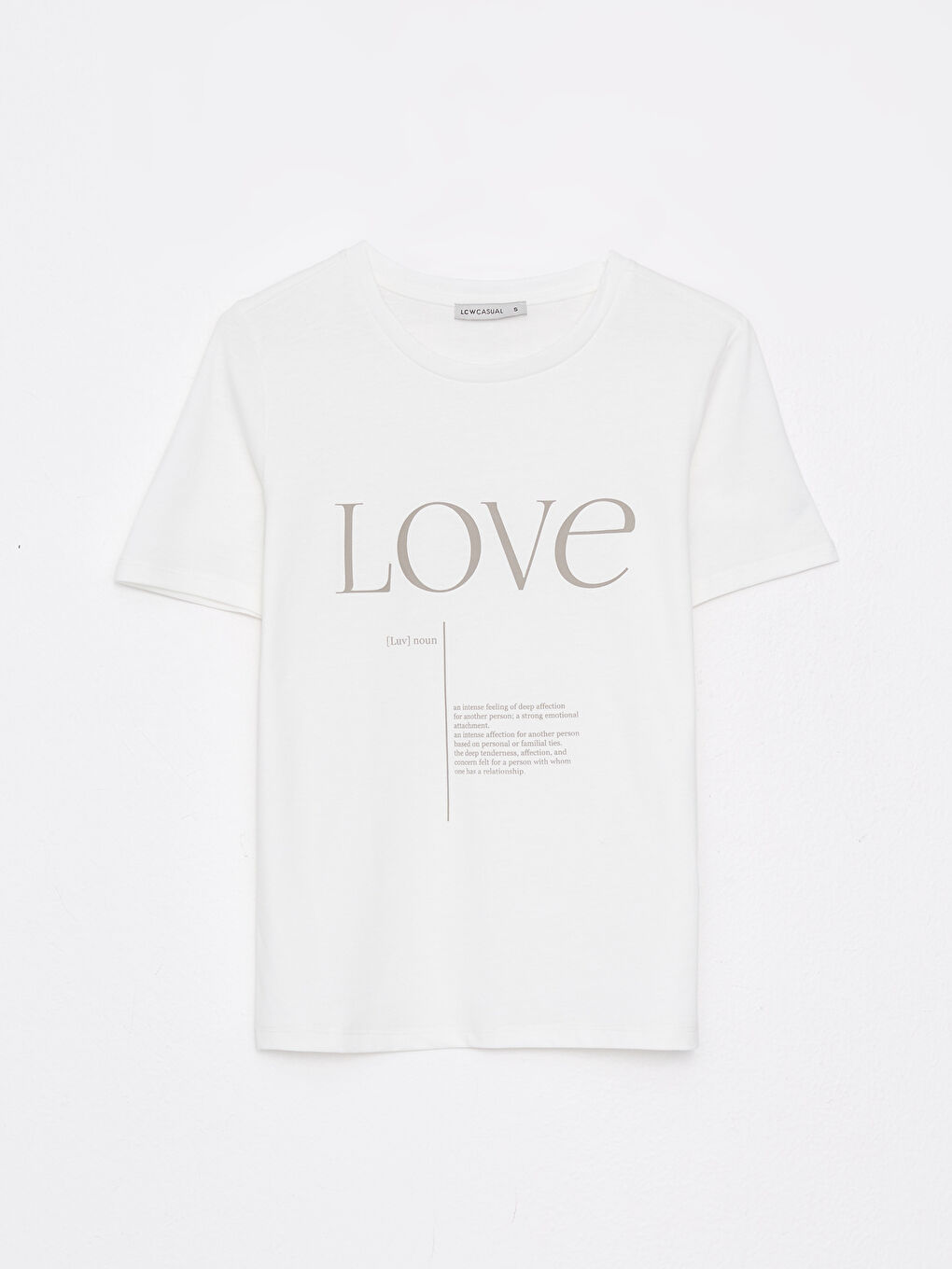 Crew Neck Printed Short Sleeve Women's T-Shirt-5