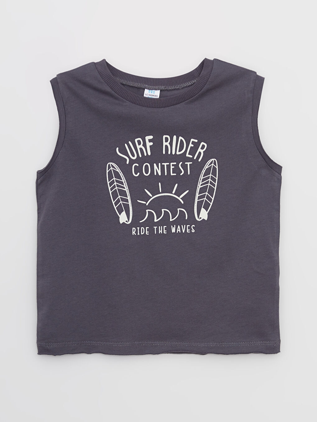 Beyaz Bisiklet Yaka Baskılı Erkek Bebek 3'lü Takım-1