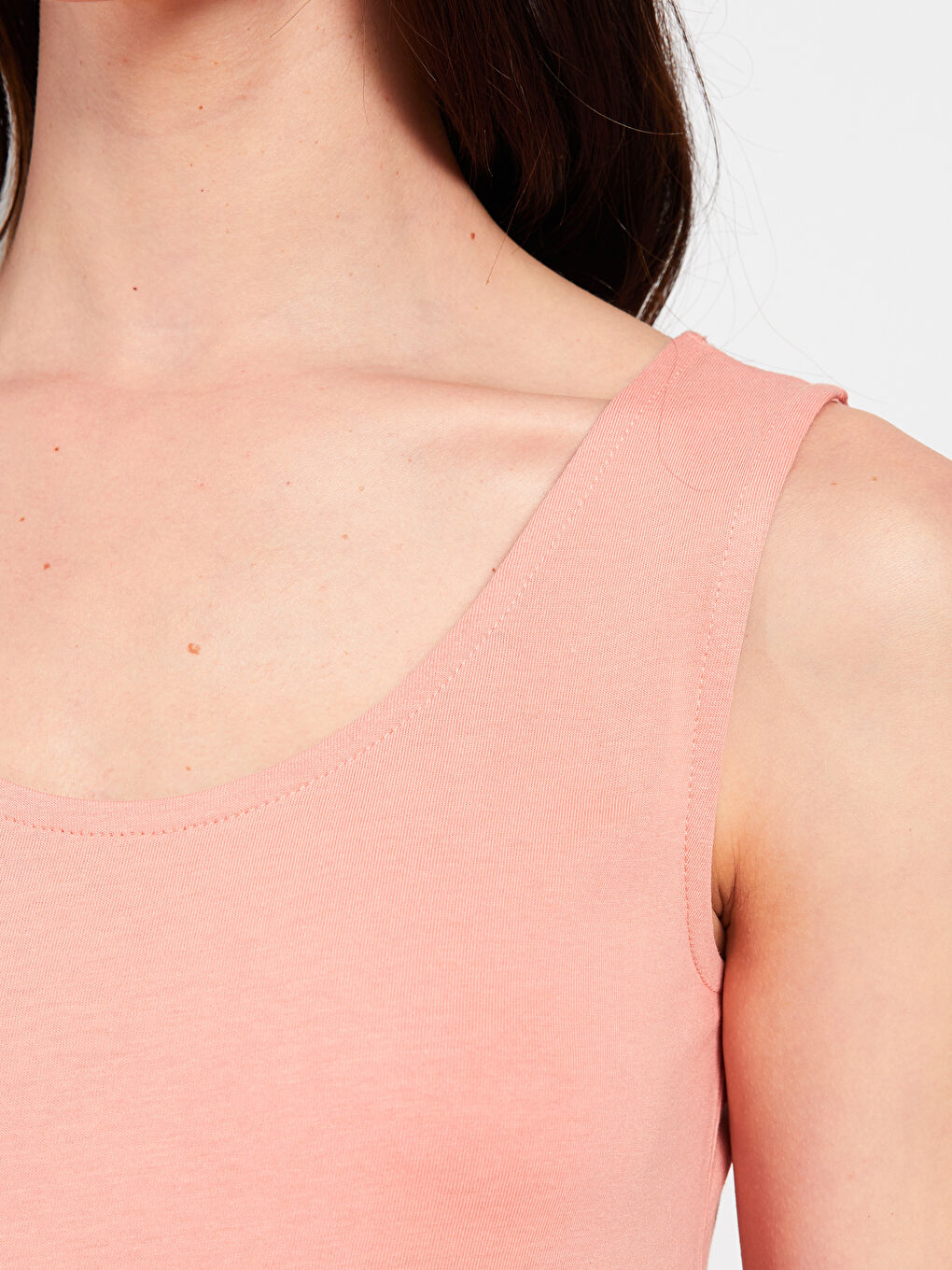 U Neck Plain Sleeveless Maternity Dress -S2J367Z8-GHV