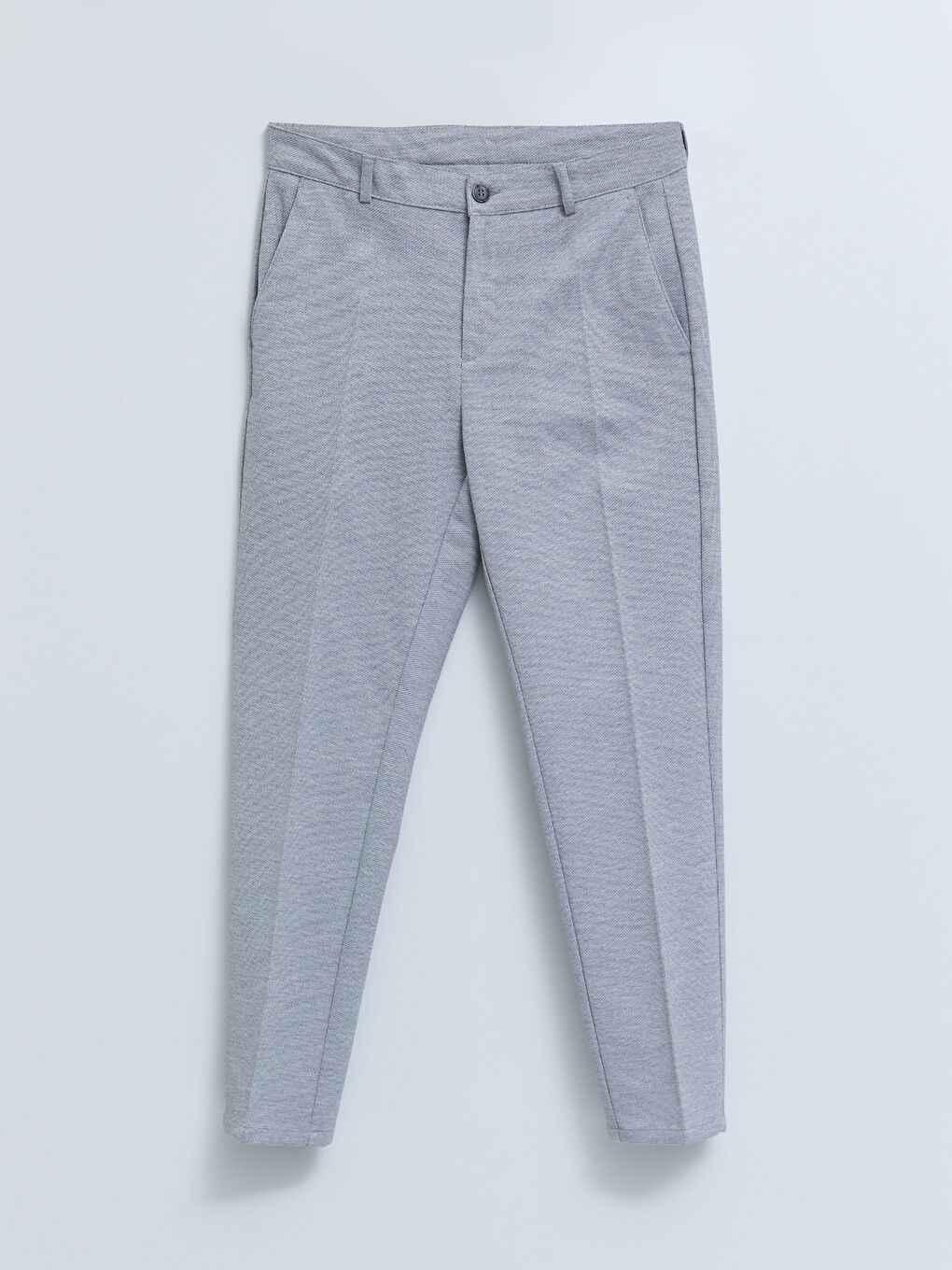 Gri Slim Fit Erkek Pantolon-5