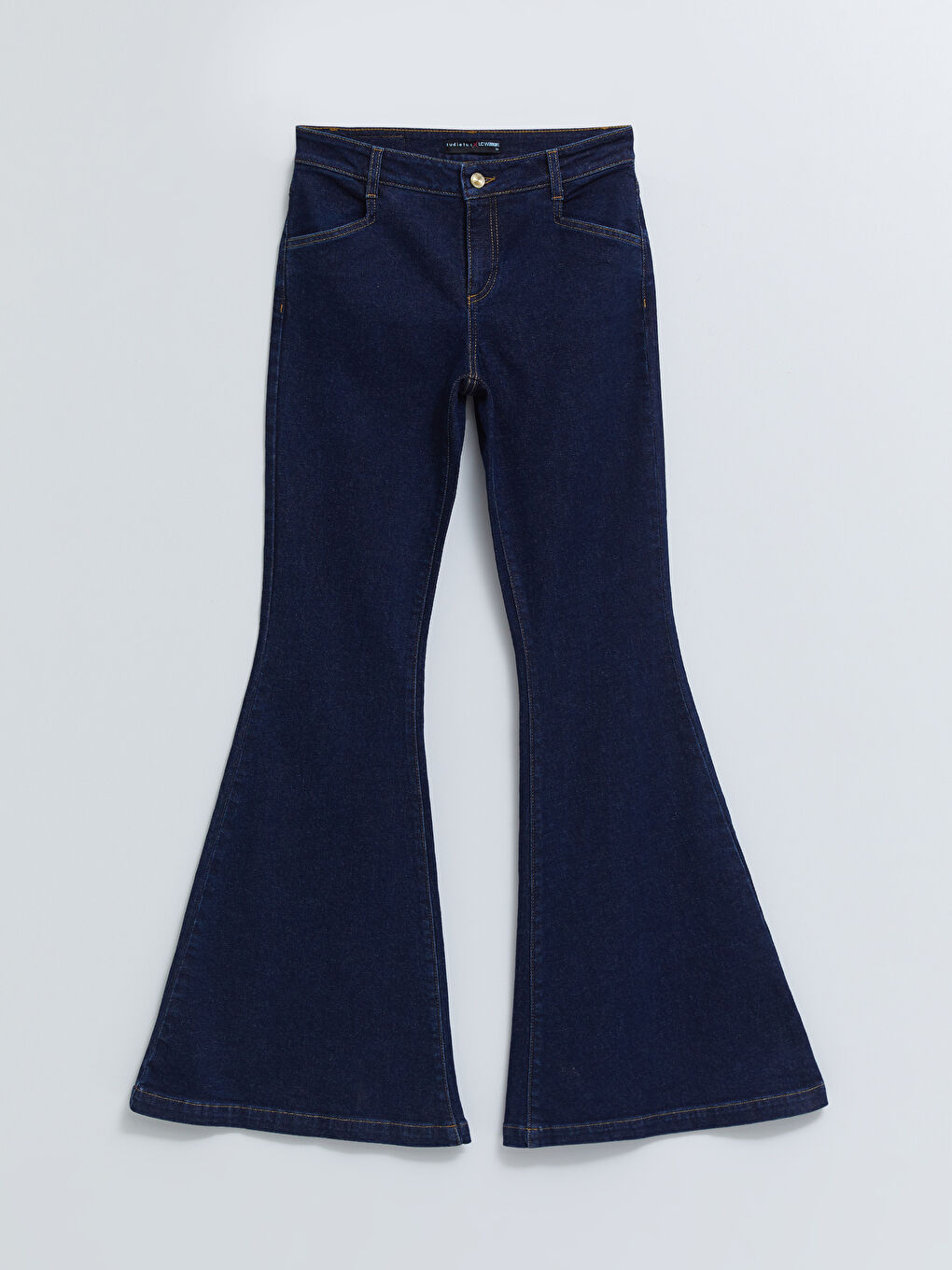 İndigo Mars Flare Kadın Jean Pantolon-2