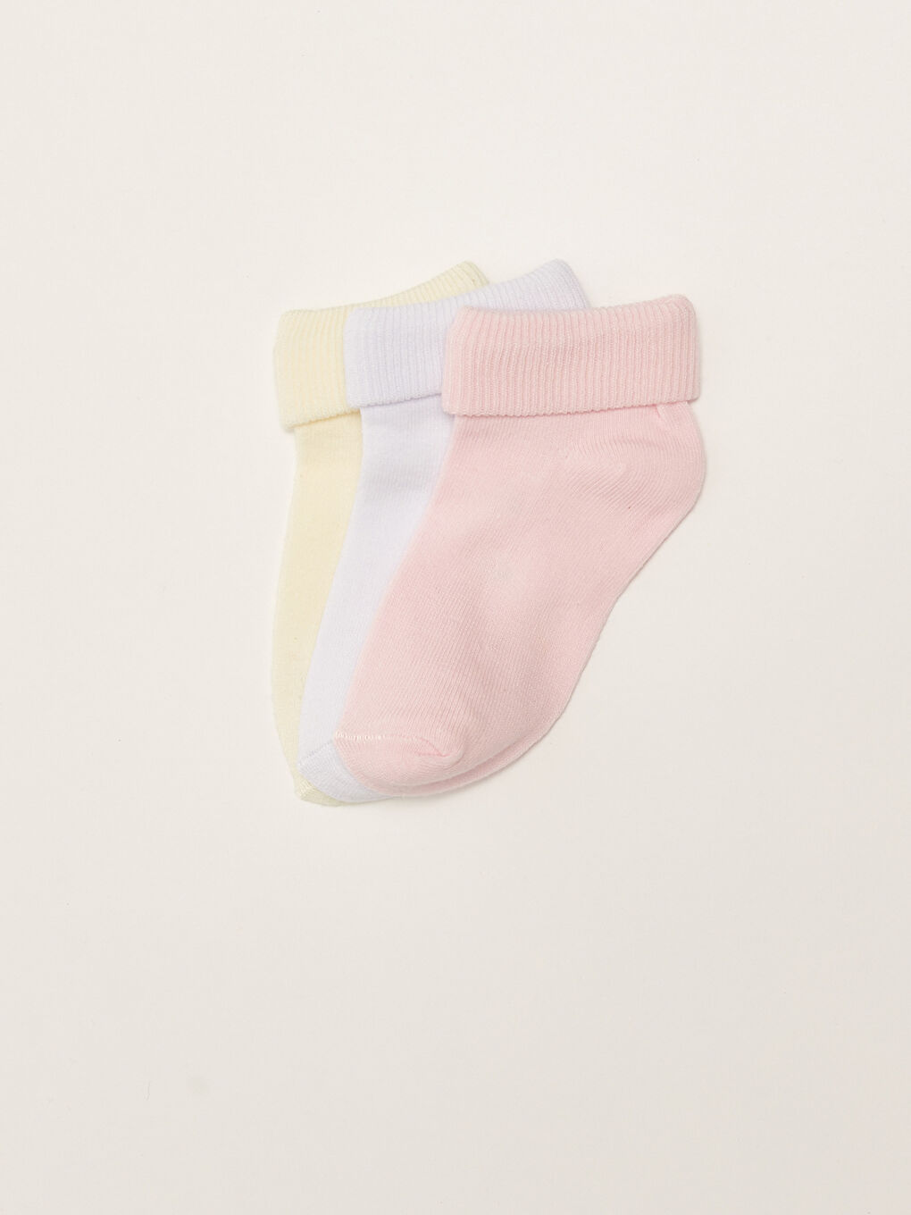 Basic Baby Girls' Ankle Socks 3-pack