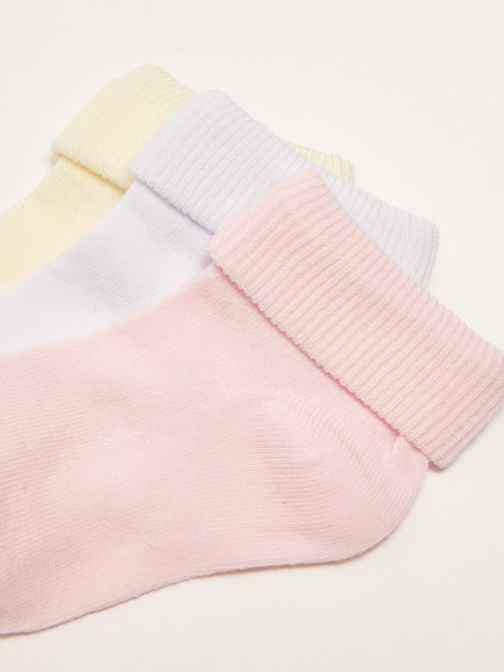 Basic Baby Girls' Ankle Socks 3-pack-2