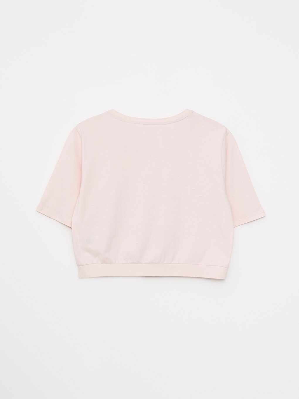 Set de pijamale din bumbac cu mânecă scurtă, imprimat SpongeBob, guler rotund, pentru femei-8