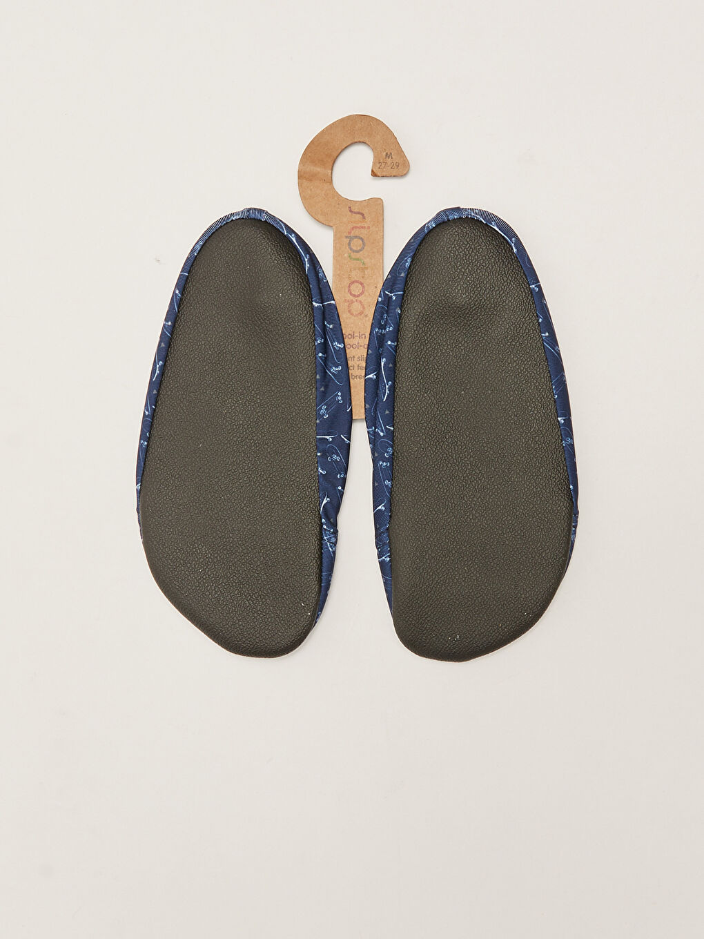 Mavi Baskılı Erkek Bebek Deniz Ayakkabısı-1