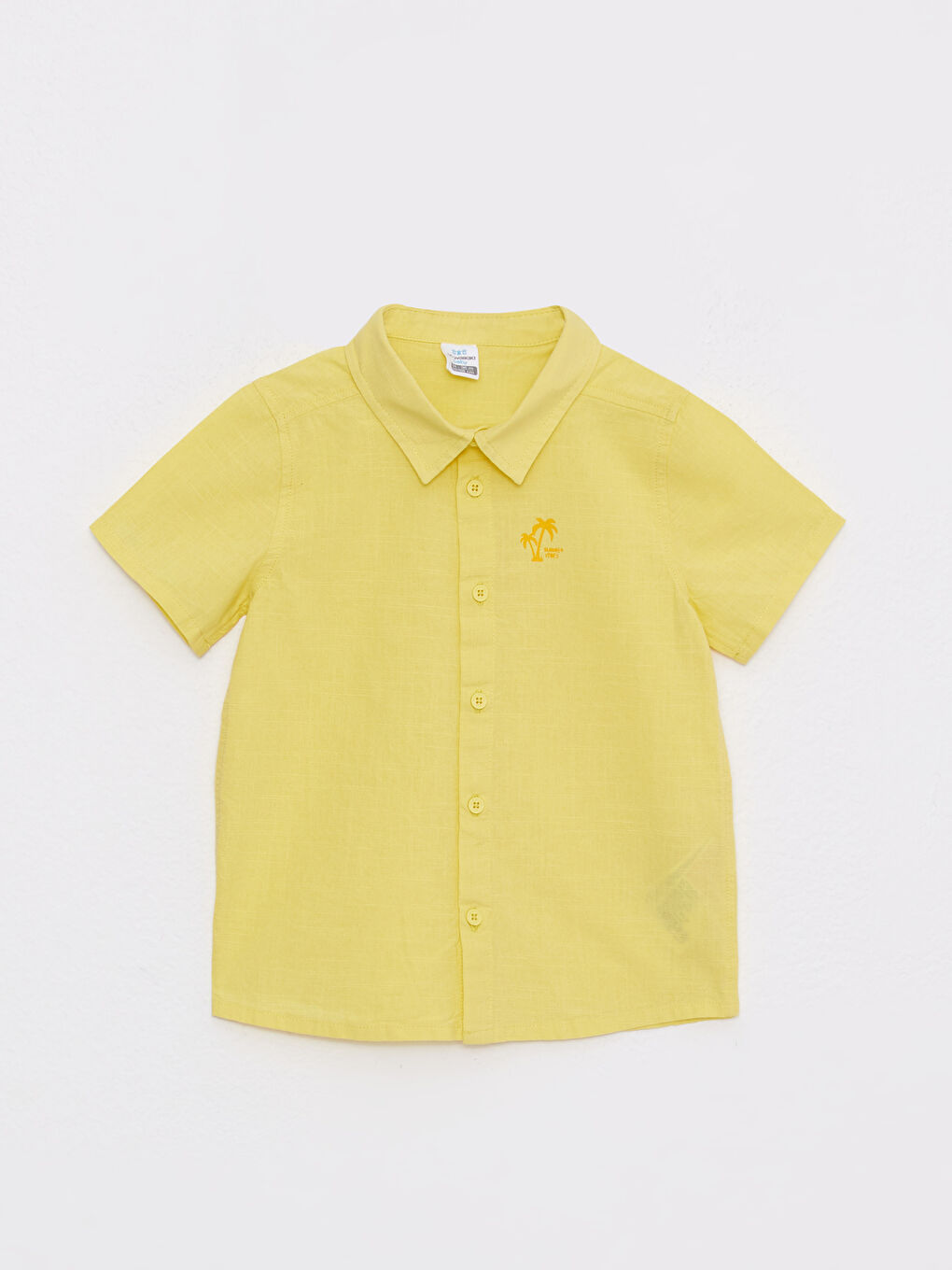 Short Sleeve Printed Baby Boy Shirt and Shorts 2-Piece Set-1