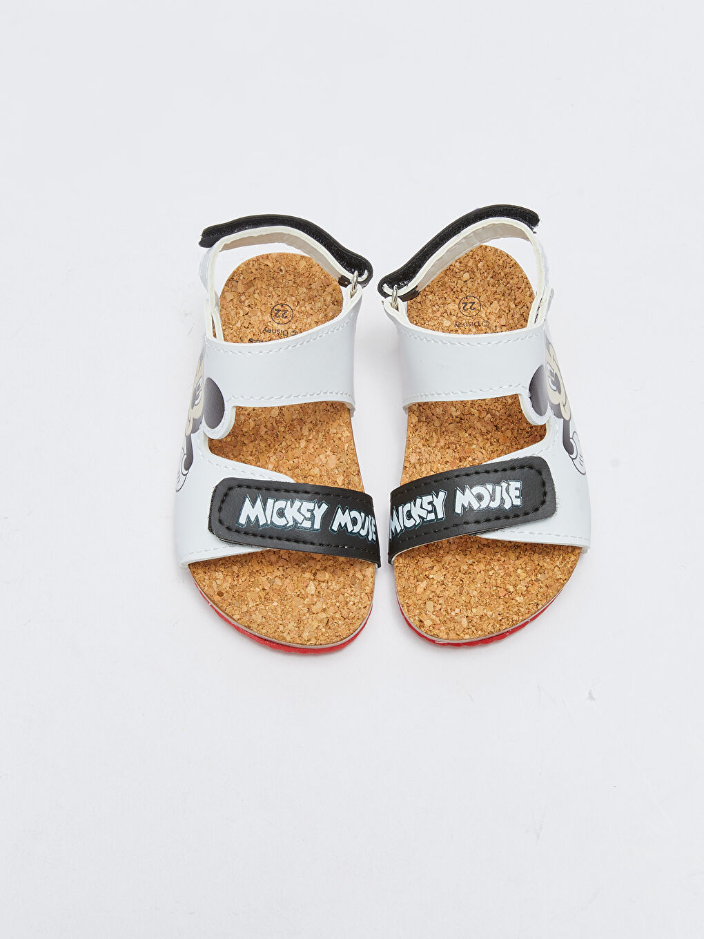 Mickey mouse лицензияланған ілмекті және жапсырмалы бекіту нәресте ұл сандалдар-2