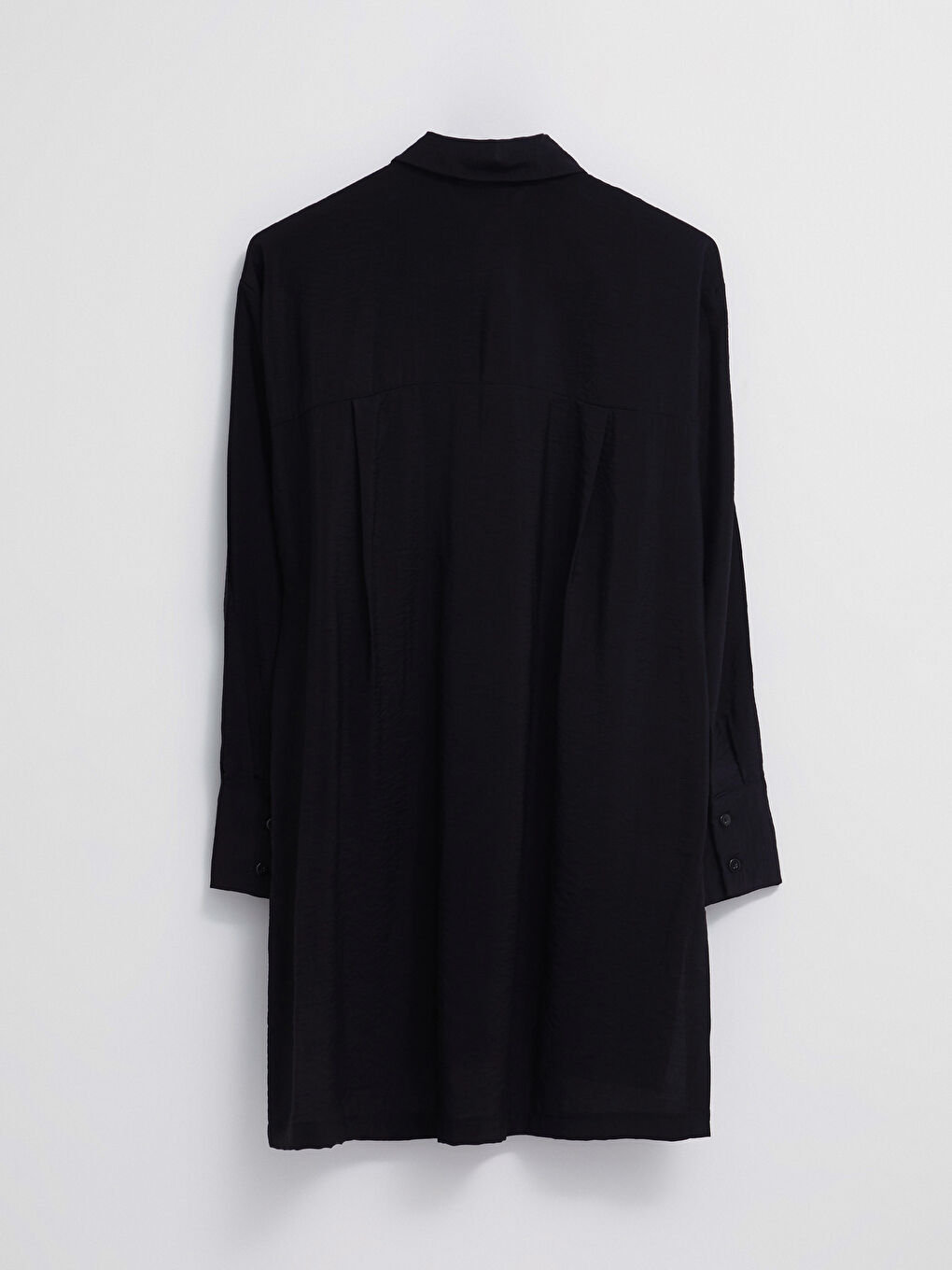 قميص تونيك للسيدات كم طويل سادة-6