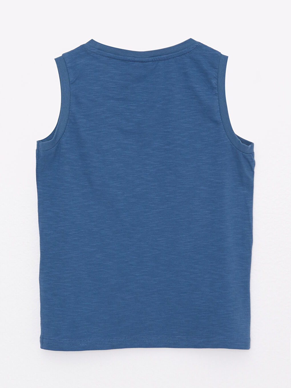 Petrol Bisiklet Yaka Basic Pamuklu Erkek Çocuk Atlet-1