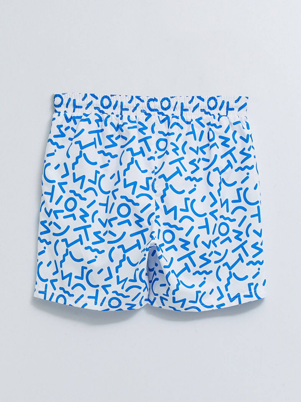 Knee-Length Boy Patterned Men's Swim Shorts -S2J608Z8-LU7