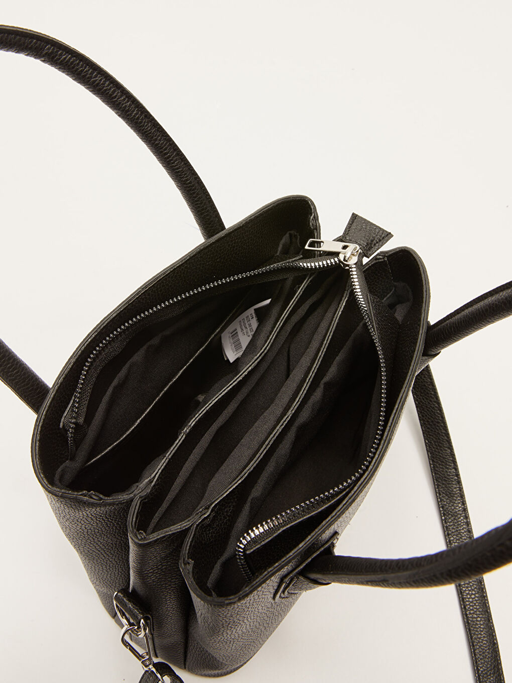 Deri Görünümlü Kadın Çapraz Çanta-5