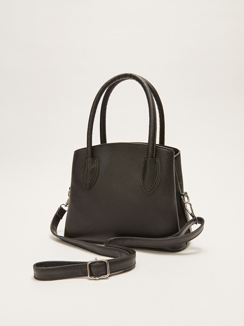 Deri Görünümlü Kadın Çapraz Çanta-2