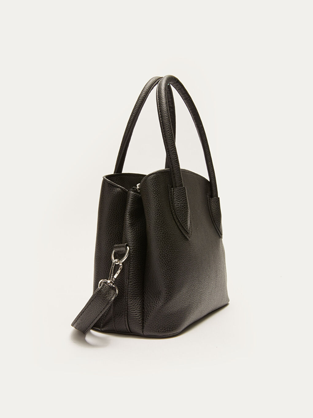 Deri Görünümlü Kadın Çapraz Çanta-3