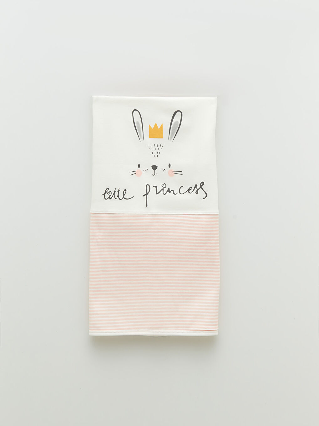 Ekru Monello Baskılı Pamuklu Kız Bebek Kutulu Hastane Seti 10'lu-8