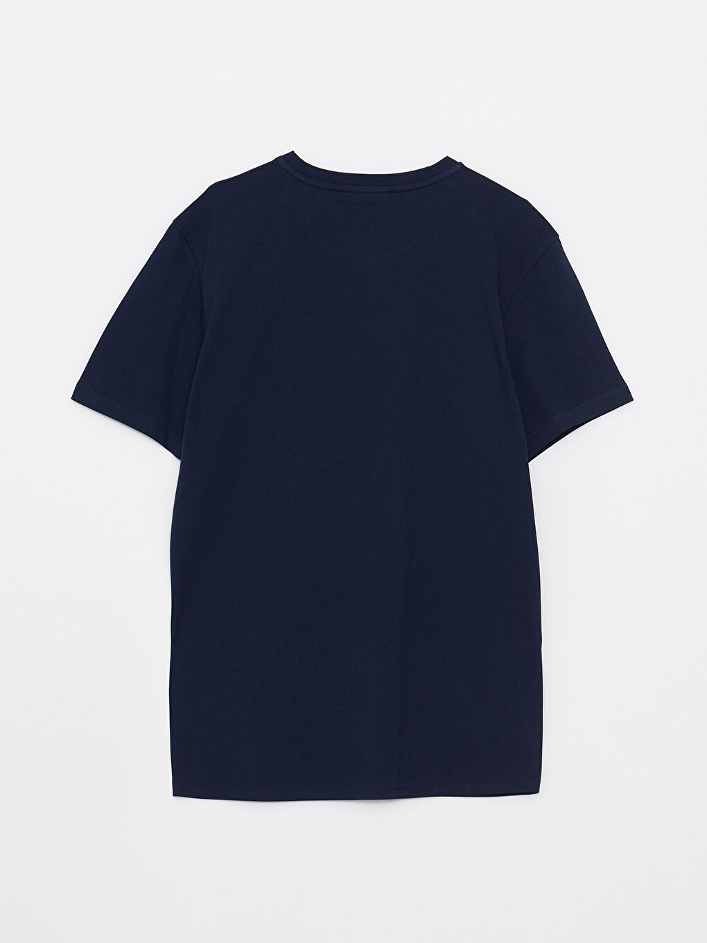 Crew Neck Short Sleeve Printed Combed Cotton Men's T-shirt-6