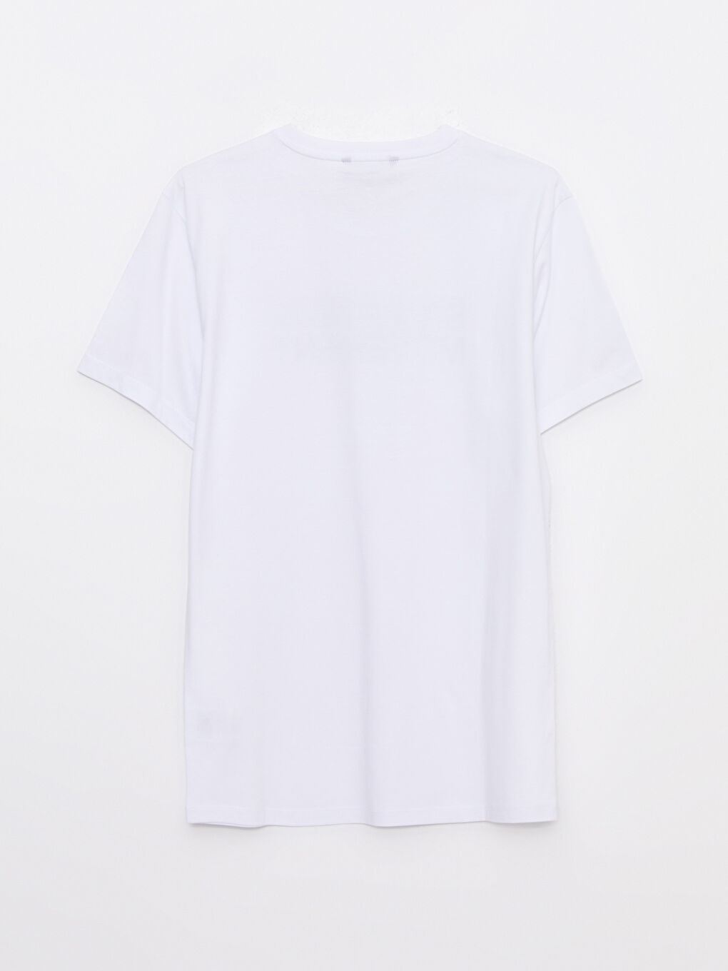 XSIDE T-shirt pour hommes en coton peigné imprimé à manches courtes et col rond -S2J630Z8-Q6K