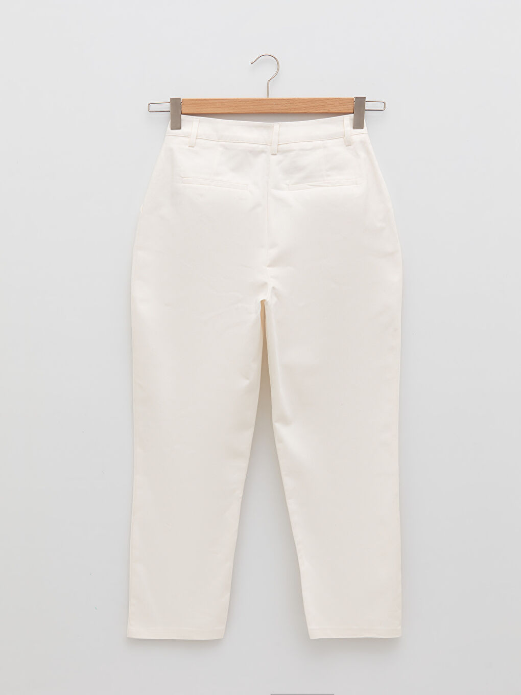 High Waist Standard Fit Women's Pocket Detailed Trousers-7