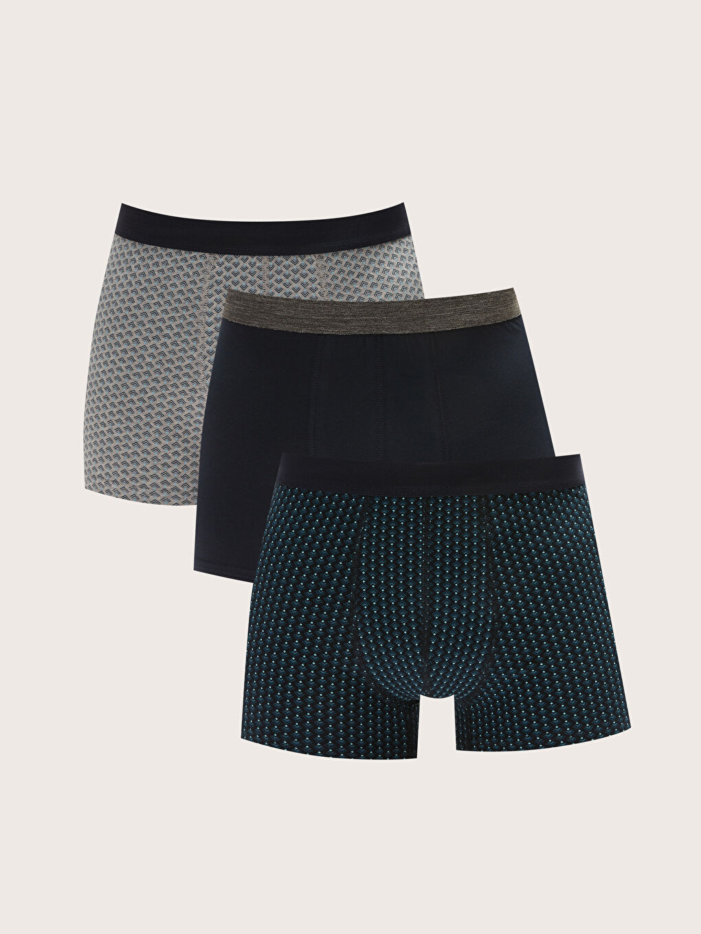 LC WAIKIKI Standard Fit Cotton Stretch Men's Boxer 3-pack -S2J701Z8-LSJ