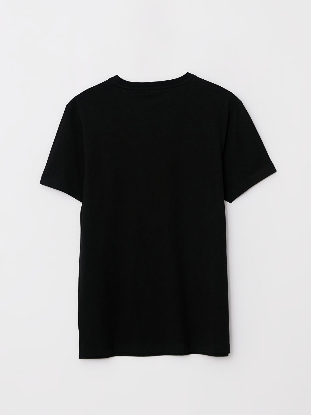 Crew Neck Short Sleeve Printed Combed Cotton Men's T-shirt -S2J778Z8-CVL