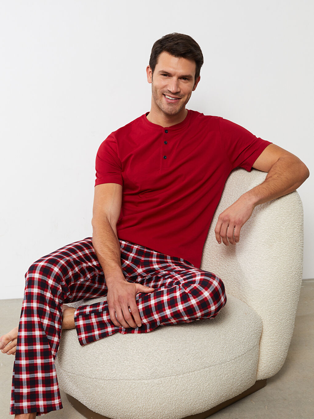 Regular Fit Men's Pyjama Set