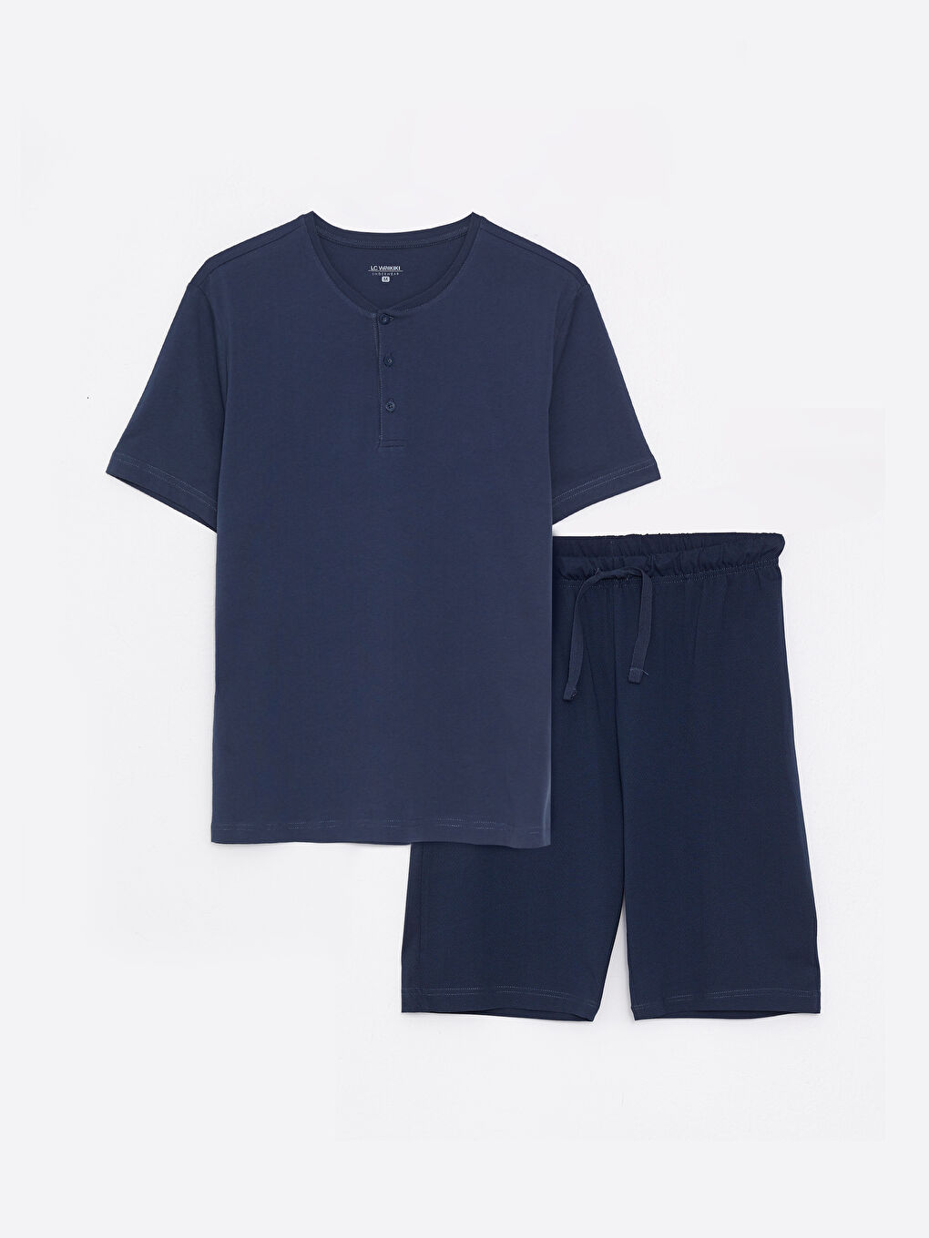 طقم بيجامة قصير عادي للرجال