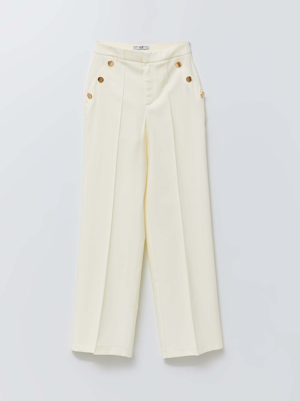 LCW Vision Pantalone ženske standardnog kroja sa džepovima i detaljima -S2J796Z8-LXH