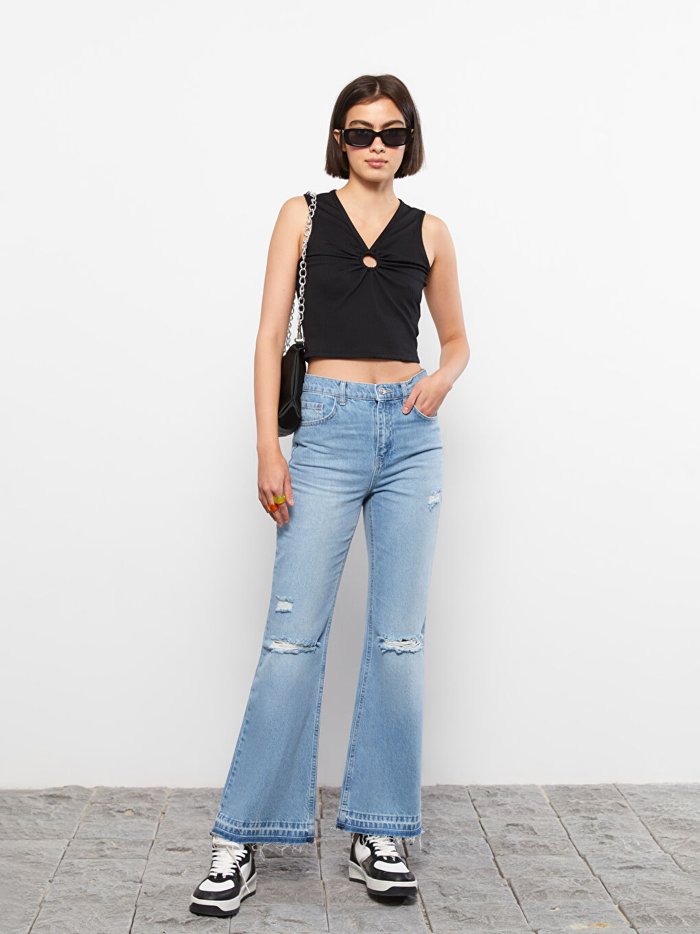 حقيبة كتف للسيدات بسلسلة-2