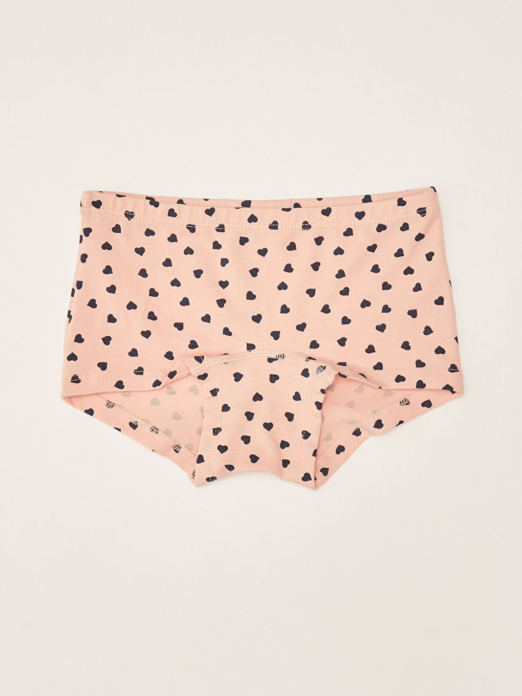 Elastic Waist Printed Cotton Girls' Boxer
