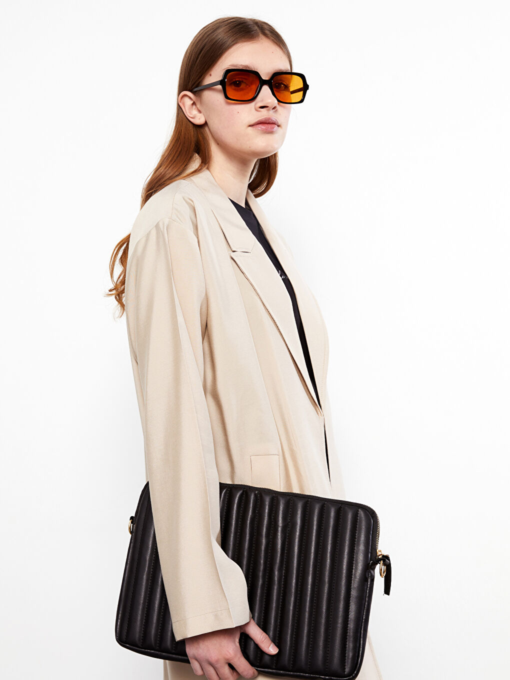 Клатч для женщин с текстурой под кожу