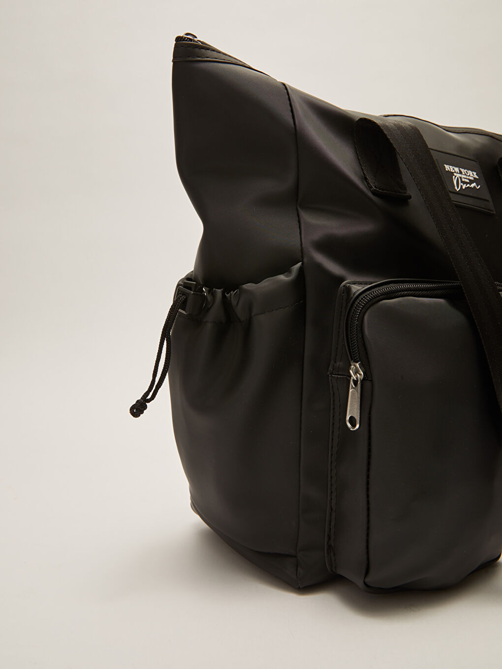 Siyah Çok Cepli Kadın Kol Çantası-7