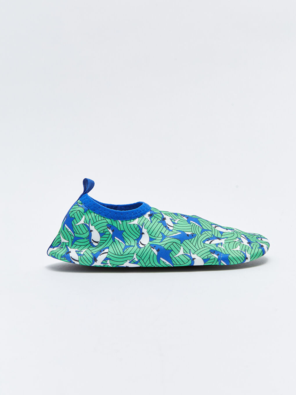 Yeşil Baskılı Erkek Çocuk Deniz Ayakkabısı-1