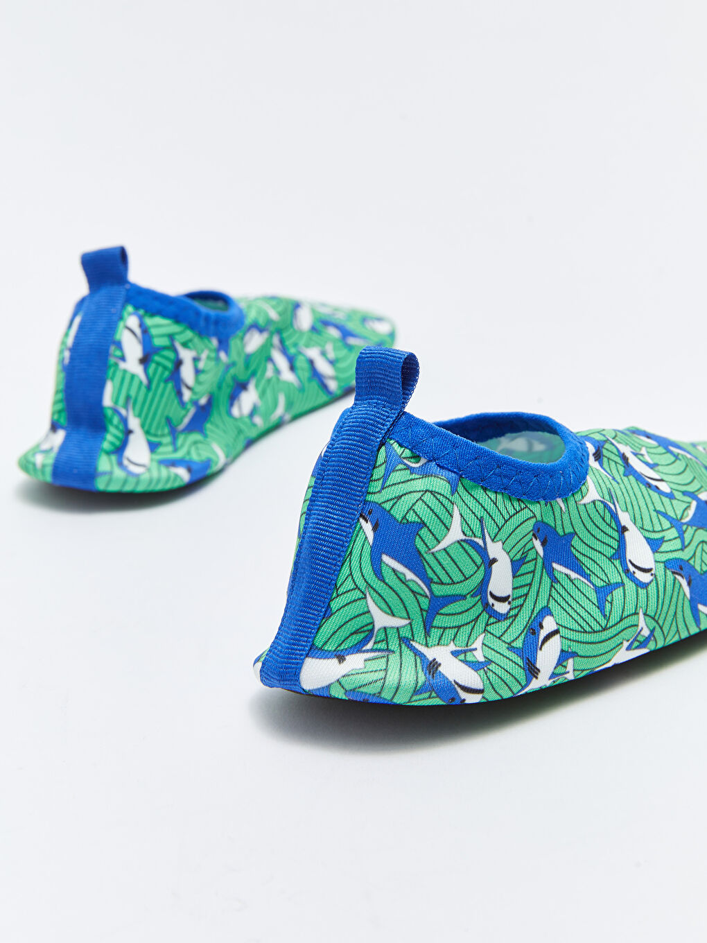 Yeşil Baskılı Erkek Çocuk Deniz Ayakkabısı-4