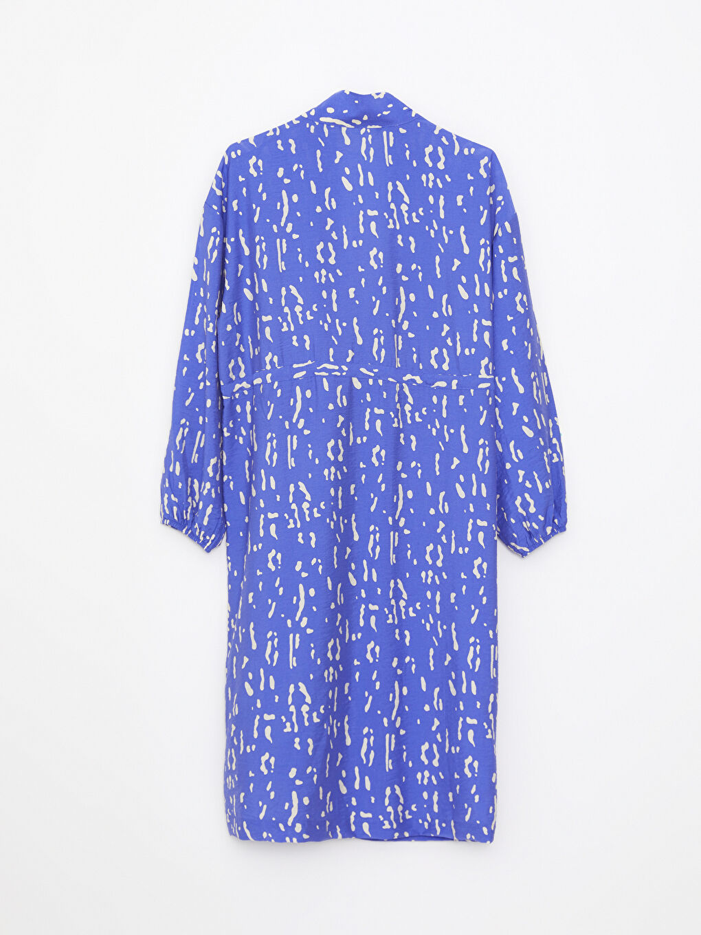 Mor Şal Yaka Desenli Uzun Kollu Kadın Kimono-6