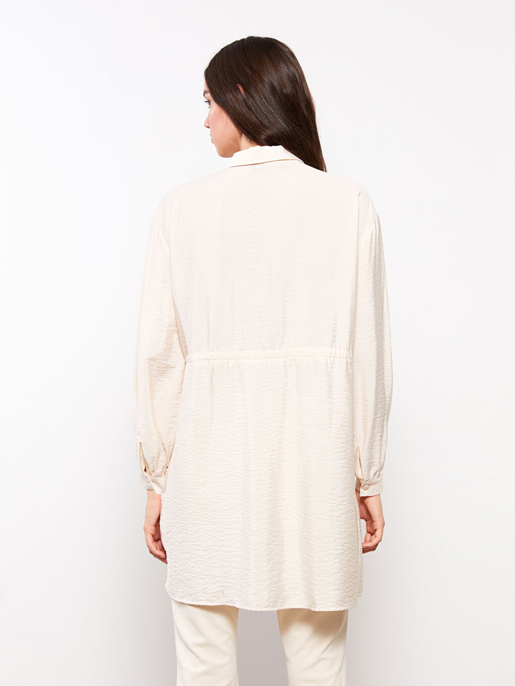 LCW Modest Plain Long Sleeve Women's Shirt Tunic -S2J883Z8-RSH