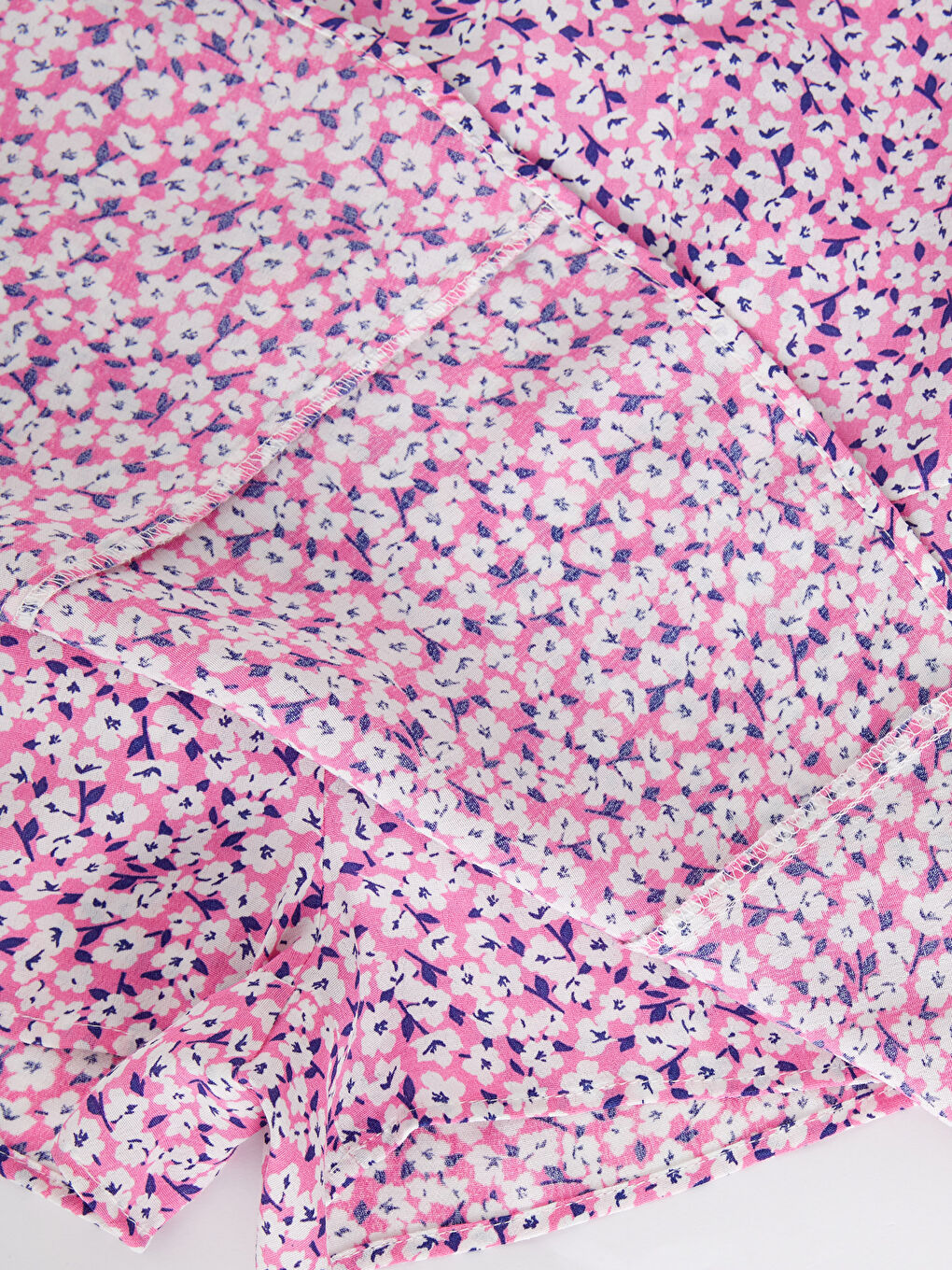 Цветна пола с цип на талията от вискоза за жени-5