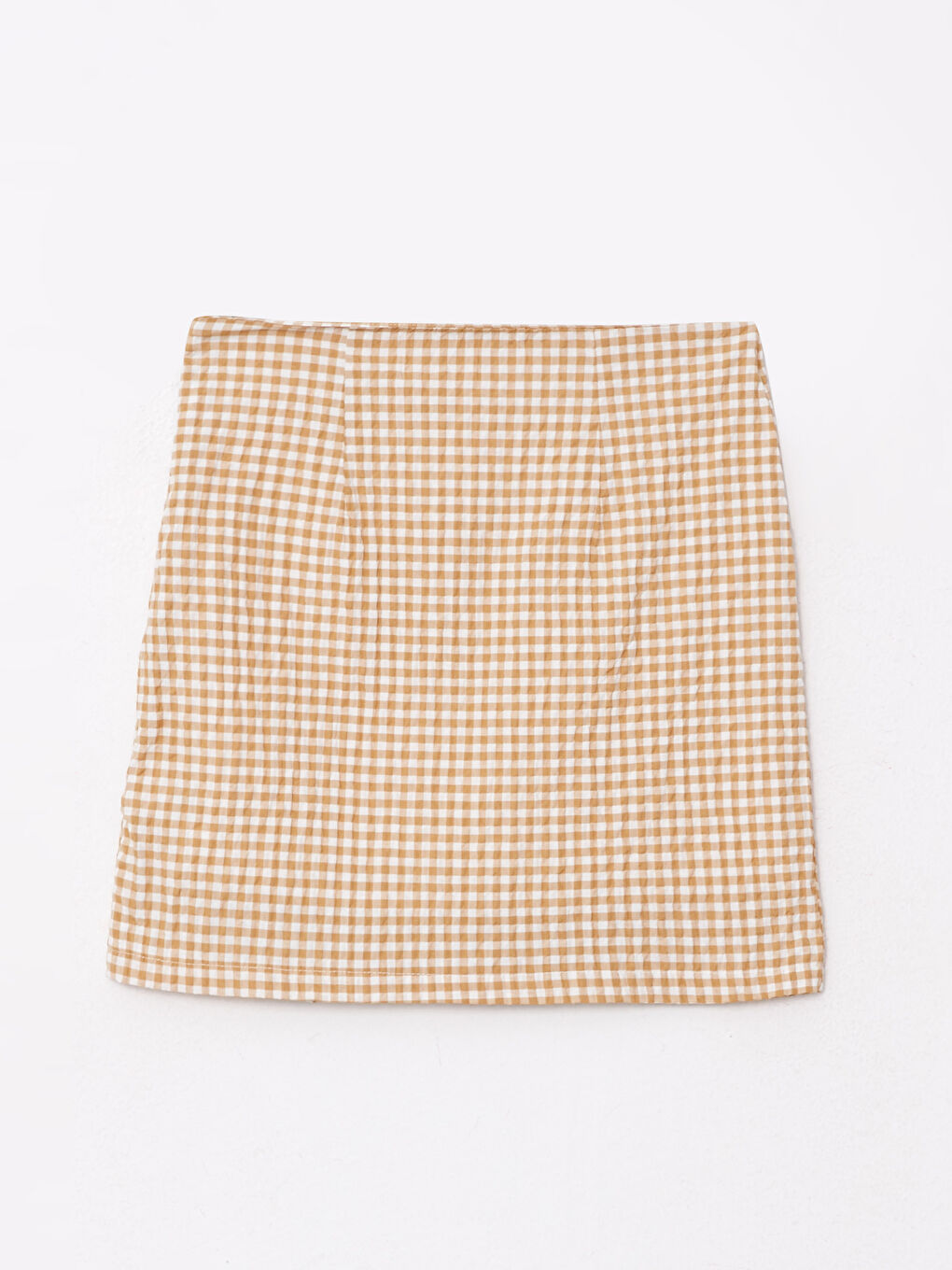 Slim Fit Plaid Women's Skirt -S2J898Z8-LLL