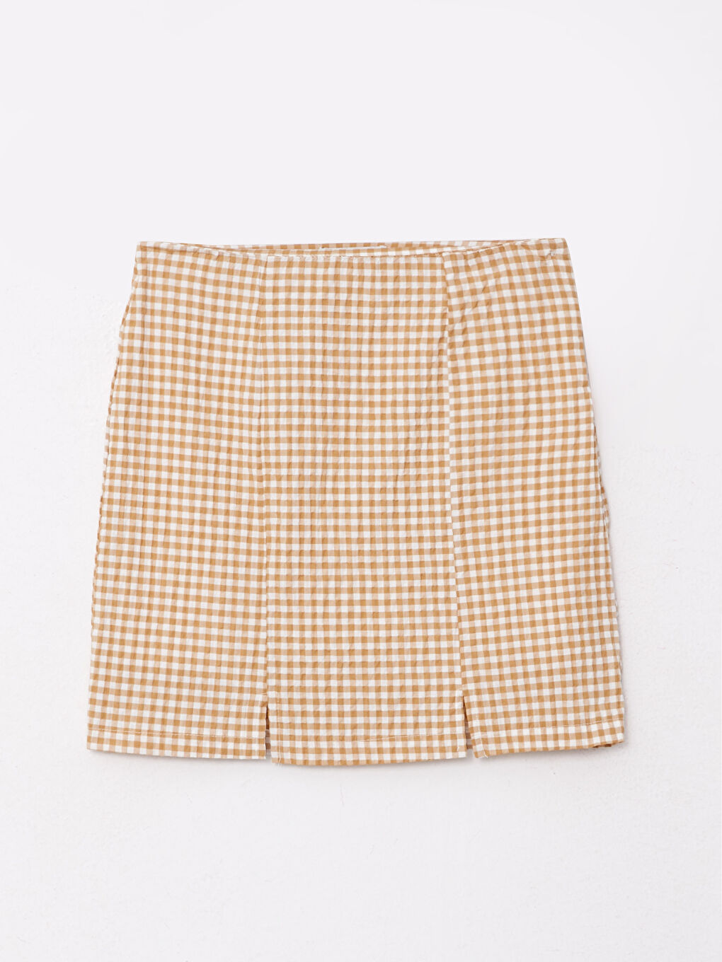 Slim Fit Plaid Women's Skirt -S2J898Z8-LLL