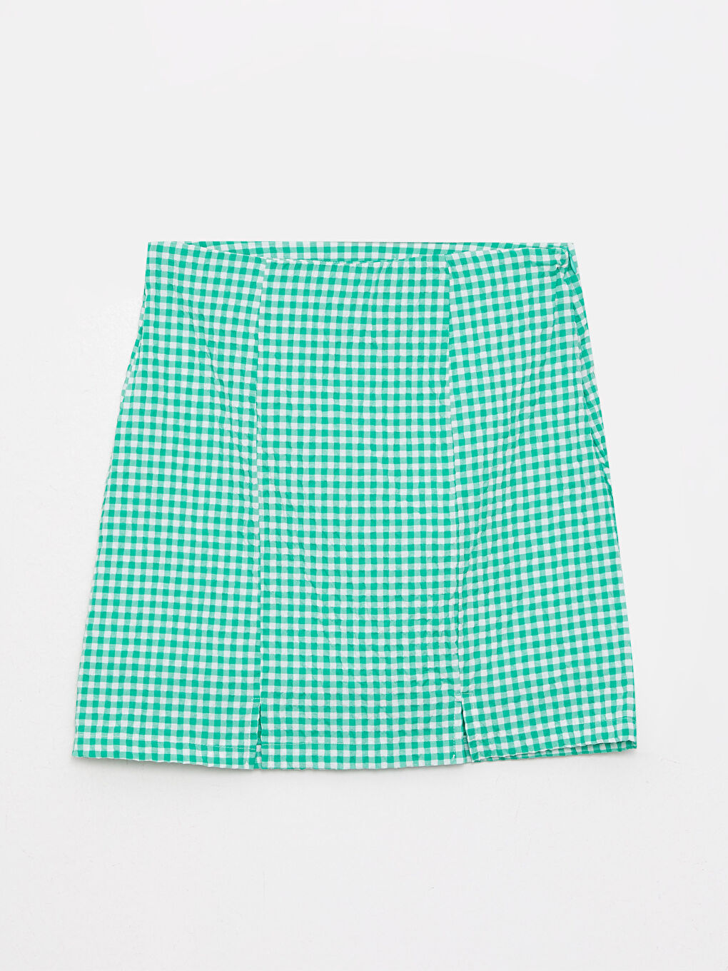 Slim Fit Plaid Women's Skirt -S2J898Z8-LME