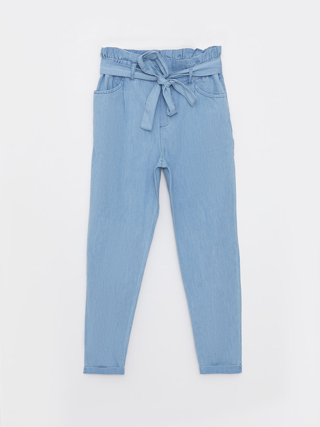 High Waist Paperbag Women's Rodeo Jeans-5