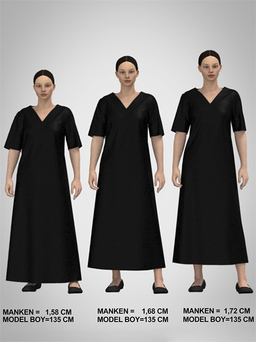 Crew Neck Patterned Long Sleeve Viscose Women Shirt Dress-5